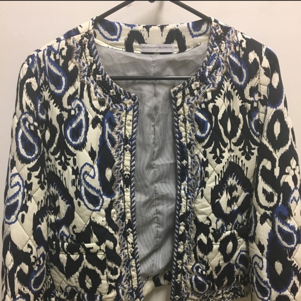 Goodnight Macaroon quilted jacket NWOT LAST CHANCE! Get it before I donate!